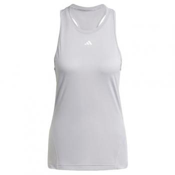 Camiseta de Tirantes adidas Designed 4 Training para Mujeres - Gris Claro - Talla M