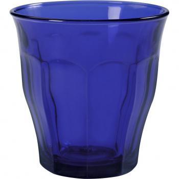 Vaso de agua Duralex Picardie 31 cl, set de 6 piezas, color azul oscuro