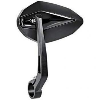 Espejo MAGAZI XC-40 CNC Aluminio/Plástico/Vidrio Negro para Honda MSX125, CMX500 Rebel, Husqvarna Vitpilen 401 y Svartpilen