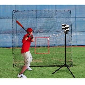 Calentador deportes gran Liga Drop Toss – Máquina de lanzamiento y gran juego Red de práctica