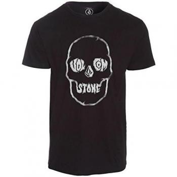 Volcom Tuff Skull BSC S/S - Camiseta manga corta para hombre, color negro, talla M