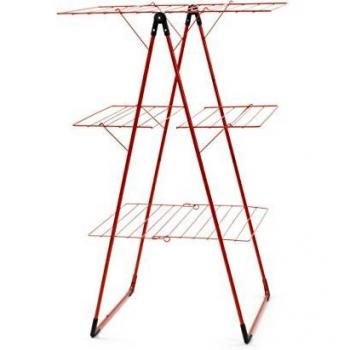 Brabantia 477867 Tendedero de suelo Negro, Rojo secadora - Secadora de ropa