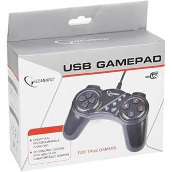 Gembird USB gamepad Gamepad PC Azul - Volante/mando