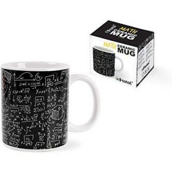 I-TOTAL - Taza de cerámica para café o té de 300 ml para uso doméstico/ Taza de café
