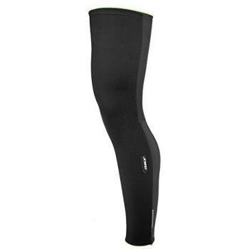 Q36.5 Uf Hybrid Shell Leg Warmer, piernas de Ciclismo Unisex Adulto, Unisex Adulto, 093.M, Negro, M