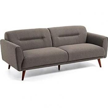 Kave Home - Sofá Oksana 3 plazas Gris Claro 215 cm