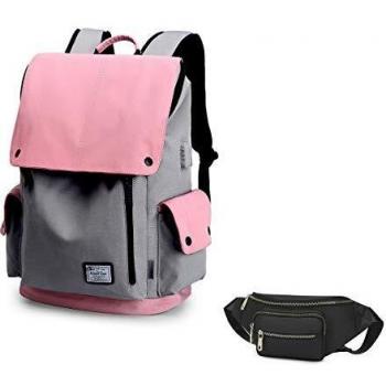 WindTook Mochila Portatil para Mujer y Hombre Mochila Ordenador Portatil 15.6 Pulgadas Mochila Escolar Multiusos Impermeable para Viajes/Negocios/Universidad/Trabajo Combinación
