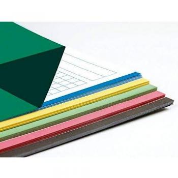 Recambio liderpapel a4 100 hojas 100 g/m2 cuadro 5 mm 4 taladros bandas de 5 colores.