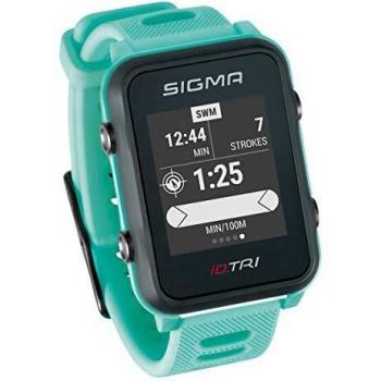 Sigma Sport ID.Tri Basic Reloj de triatlón GPS, Unisex-Adult, Neon Mint,