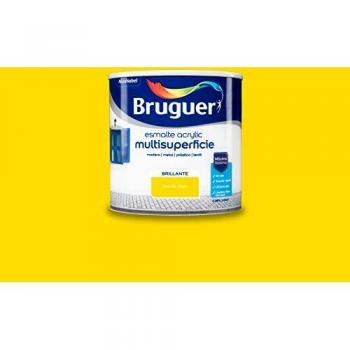 Bruguer Acrylic Multisuperficie Esmalte al agua Brillante Amarillo Limón 250 ml