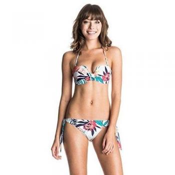 Roxy Bandeau/Knotted J WBB6 - Traje de baño para mujer, multicolor, talla L