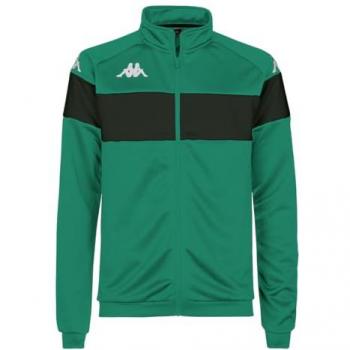 Chaqueta de chándal Kappa Dacone para niños Verde/Negro 14 años