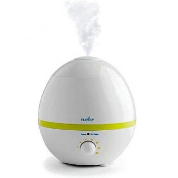 Nuvita 1822 ARIASANA Humidificador Vapor Frío – Humidificador Bebé Seguridad Ultrasónico - Tecnología de Iones de Plata - Silencioso - Apagado Automático - Habitación del Bebé - Diseño Italiano