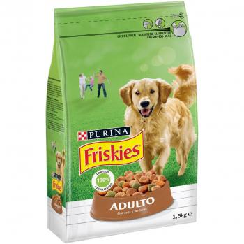 Friskies - Comida Seca para Perro con Aves y Verduras, 1.5 Kg