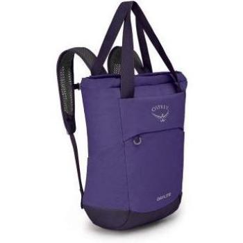 Mochila Osprey Daylite Tote Pack 20L lila, mochila versátil de 20 litros, diseño ligero y compacto, con capacidad para llevar como mochila o tote, múltiples compartimentos organizativos, correas acolchadas ajust