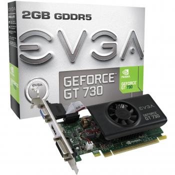 EVGA 02G-P3-3733-KR GeForce GT 730 2GB GDDR5 - Tarjeta gráfica