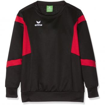 Erima GmbH Classic Team Sudadera, Unisex niños, Negro/Rojo, 128
