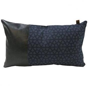 Overseas Almohada Batik 50x30 cm Azul marino