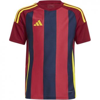 Camiseta de fútbol adidas rayas 24 infantil azul 116