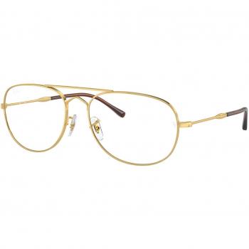 Ray-Ban RX3735V Bain Bridge 2500 Men's Eyeglasses Gold Size 57 (Frame Only) - Blue Light Block Available