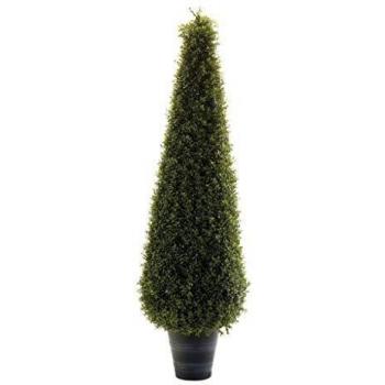 Emerald Boj Piramidal Artificial 135 cm Decoración Maceta Hogar Flores Planta