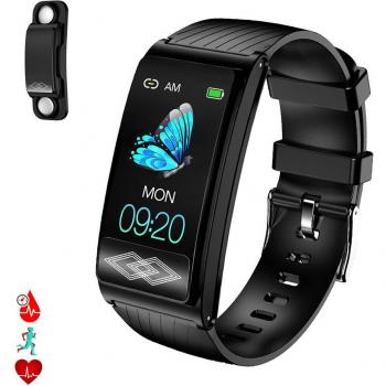 Smartwatch P10 con monitor de tensión y O2 en sangre, banda para pecho, informe VFC y ECG 24 horas