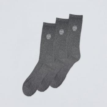 Calcetines Bidi Badu Don Carlito Crew Move Gris - Paquete de 3 Pairs