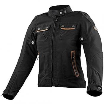 LS2 Bullet Chaqueta textil de moto impermeable - Negro (XL)