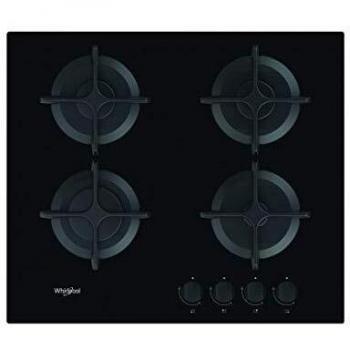 Placa Gas WHIRLPOOL GOB 616NB Cristal Negro 4f