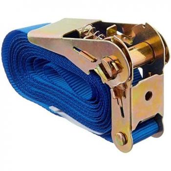 Correas de amarre con cierre de trinquete Silverline 566269, 2 pzas, 5 m x 25 mm, capacidad nominal: 500 kg, capacidad total: 1.000 kg