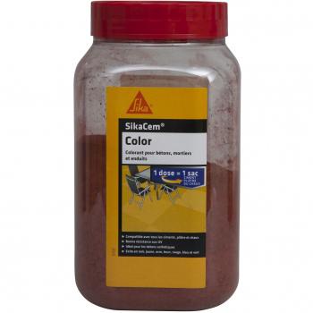 Colorante en polvo SikaCem para cemento, cal y yeso - Rojo - 800g