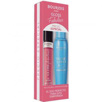 Brillo de Labios Bourjois Gloss Fabuleux + Máscara Volumen Glamour Waterproof