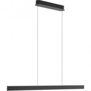 Lámpara colgante LED Philine, 60 cm, blanca, hierro, moderna, para salón y comedor
