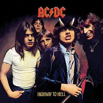 AC/DC - Lienzo decorativo (40 x 40 cm), diseño de autopista al infierno