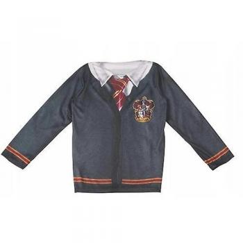 Disfraz de Gryffindor para niños - Harry Potter, Top gris oscuro, Talla M