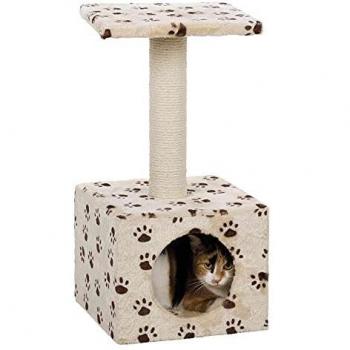 Trixie Poste Rascador Zamora, 61 cm, Beige/Huellas