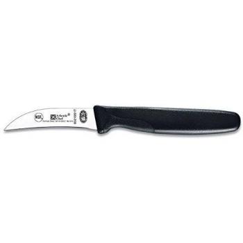 Piazza 8150-8321SS17 - Cuchillo de pelar curvado, 7 cm, color negro