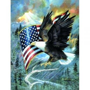 SunsOut American Eagle 500-Piece Jigsaw Puzzle - Wildlife Scenic Artwork