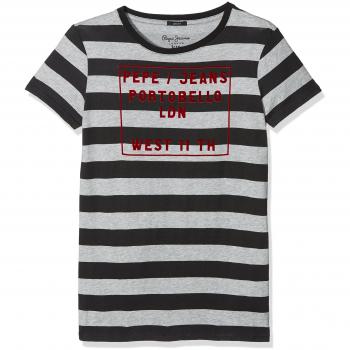 Pepe Jeans Jam Teen PB501453, Camiseta para Niños, Gris