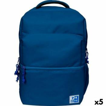 Mochila Escolar Oxford B-Ready Azul Marino 420x300x150 mm (5 Unidades)