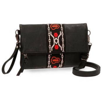Pepe Jeans Liza - Bolso Bandolera, 27 cm, 0.47 litros, Negro