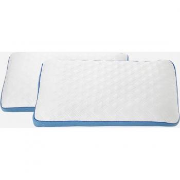 Pack de 2 almohadas de doble cara con funda extraíble y relleno suave - El Corte Inglés