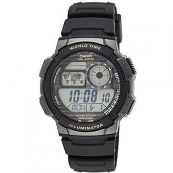 Casio Men's Digital Quartz Watch with Plastic Strap AE-1000W-1AVEF