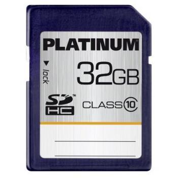 Platinum 32GB SDHC - Tarjeta de Memoria SecureDigital de 32 GB