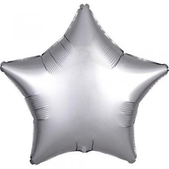 Amscan International 3680702 - Globo de lámina de platino con forma de estrella , color/modelo surtido