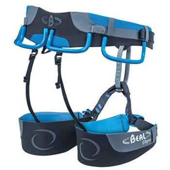 Beal Ellipse S1 - Arnés de Escalada, Color Azul/Negro