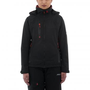 Musto Womens Sardinia BR1 Jacket 2017 - Black/Fire Orange 10