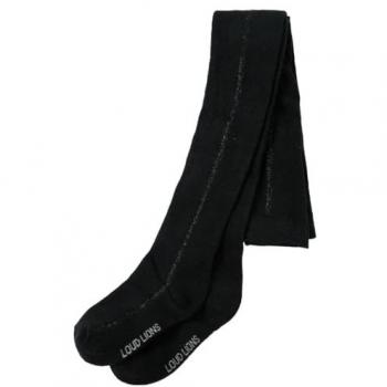 Pantis para Niños - Medias Leggings Pantimedias Infantiles con Cinturilla Elástica, Negras, Talla 140, Algodón
