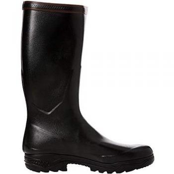 Women's Tall Rubber Wellington Boots - Aigle Parcours 2 Black