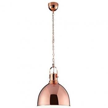 Lámpara Colgante Jaspe Cobre 1xE27 Trio Moderna